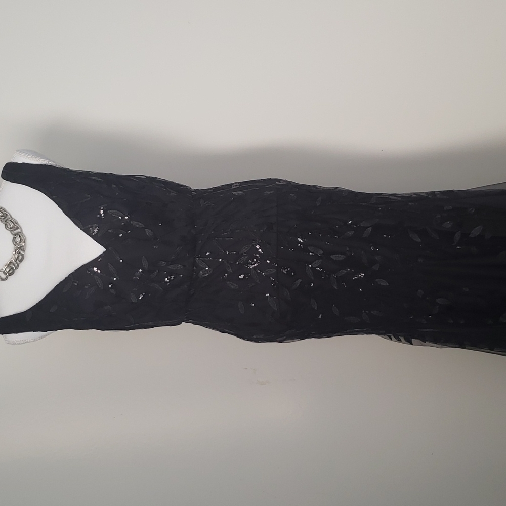 Black gala dress
